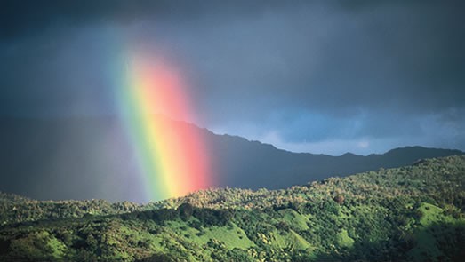 Rainbow over Hawaii