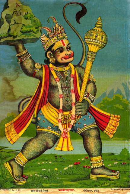 Hanuman, one of thousands of false deities worshipped by Hindus.