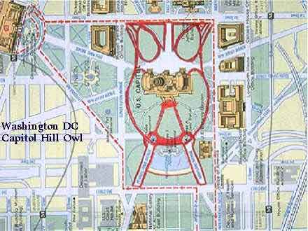 Image result for illuminati washington dc map
