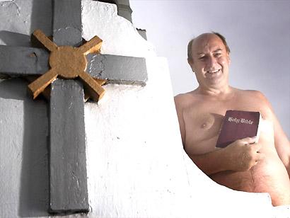 Nudist Pastor Bob Wright is calling on likeminded Christians to gather at his Brisbane Church for a weekly nude service /Empics
