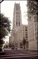 Riverside "Church" in New York City was founded by the Rockefeller Syndicate.